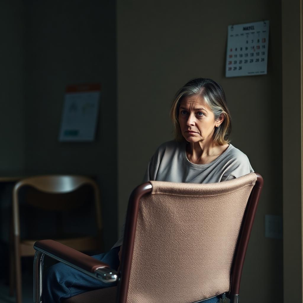 Familiare al telefono organizza una sostituzione di caregiver